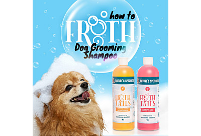 How to Froth Dog Grooming Shampoo with Nature's Specialties