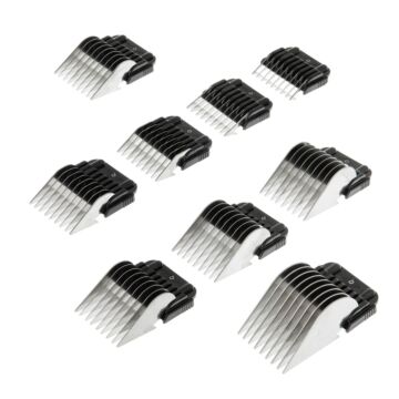 Heiniger 9 Pce Metal Snap On Comb Set