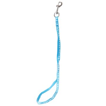 Groom Professional Arno Basic-Halteschlaufe mit Pfotenmotiv Blau 45cm
