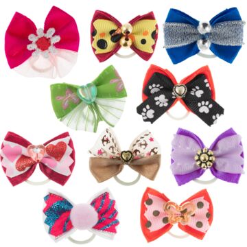 Groom Professional Fashion Bows Pack of 100 Mixed Colours