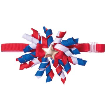 Groom Professional Swirly Bow Collar 4Th July 10Pk