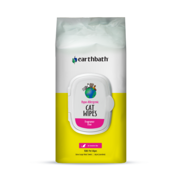 Earthbath Hypo-Allergenic Cat Wipes 100 Pack