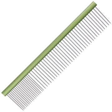 Groom Professional Spectrum Aluminium Comb 80/20 Lime Green 19cm