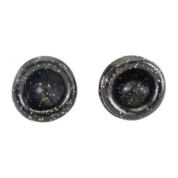 Show Tech Scissor Training Ring 2 Pcs - Black Glitter