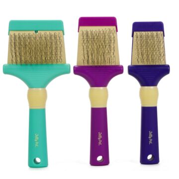 Jelly Pet Double Sided Flexible Slicker Brush Range