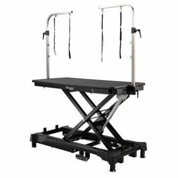 Waggz Step-Low Black Electric Dog Grooming Table