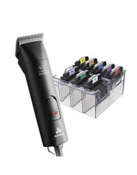 Andis AGC Black Clipper & Wahl Comb Guide Bundle