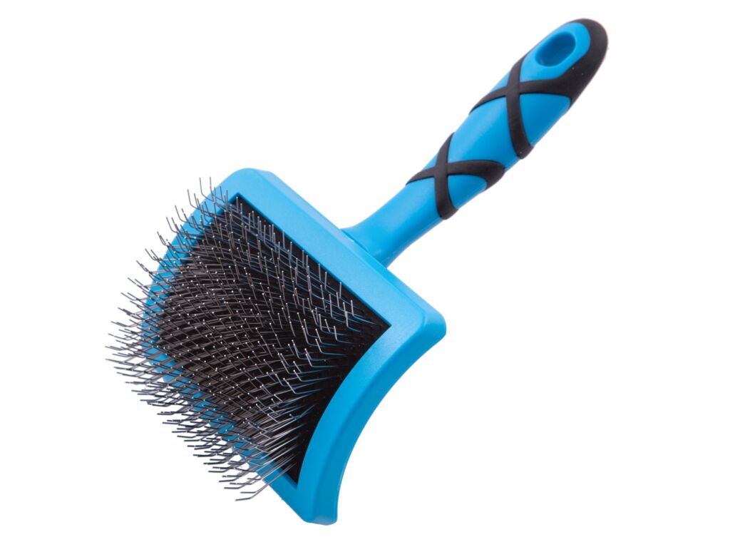 Groom Professional Amplifier Firm Slicker Brush - Volumises While Removing Tangles