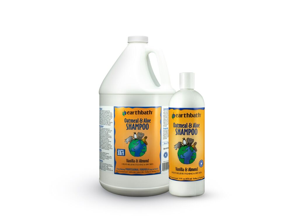 Earthbath Oatmeal & Aloe Shampoo - All Natural, Soap Free Dog Shampoo
