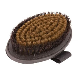 Show Tech Ionic Bristle & Brass Finishing Palm Brush - Cleans and Shines the Coat